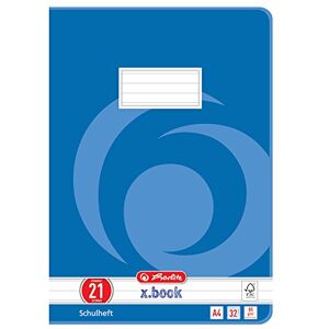 Herlitz Schulheft x.book A4, liniert, Lineatur 21, 32 Blatt, 5 Stück Herlitz Schulheft x.book A4, liniert, Lineatur 21, 32 Blatt, 5 Stück