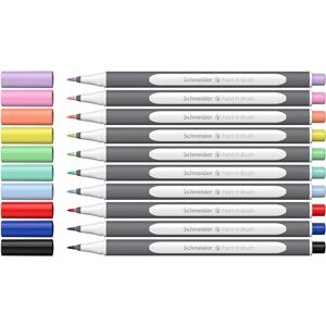 Schneider Brushpen Paint-It 070 (Premium-Pinselstifte mit flexibler Spitze und leuchtenden Farben für Kalligraphie, Hand-Lettering und mehr) 10 Stück sortiert Set 2 Schneider Brushpen Paint-It 070 (Premium-Pinselstifte mit flexibler Spitze und leuchtenden Farben für Kalligraphie, Hand-Lettering und mehr) 10 Stück sortiert Set 2