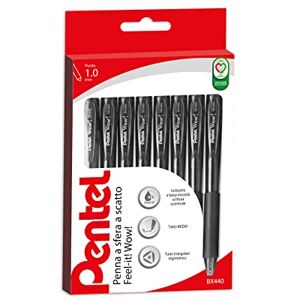 Pentel BX440 Feel-it Wow Druckkugelschreiber 1,0 mm 8 schwarz Pentel BX440 Feel-it Wow Druckkugelschreiber 1,0 mm 8 schwarz