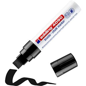 edding 4090 Kreidemarker schwarz 1 Kreidestift Keilspitze 4-15 mm breiter Kreidestift für Tafel abwischbar zum Beschriften von Fenster, Glas, Spiegel Tafelstift mit deckenden Farben edding 4090 Kreidemarker schwarz 1 Kreidestift Keilspitze 4-15 mm breiter Kreidestift für Tafel abwischbar zum Beschriften von Fenster, Glas, Spiegel Tafelstift mit deckenden Farben