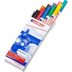 edding 751 Glanzlackmarker Set mehrfarbig 10 bunte Lackmarker Rundspitze 1-2 mm Lackstift für Glas, Stein, Holz, Kunststoff und Papier wasserfest, stark deckend edding 751 Glanzlackmarker Set mehrfarbig 10 bunte Lackmarker Rundspitze 1-2 mm Lackstift für Glas, Stein, Holz, Kunststoff und Papier wasserfest, stark deckend