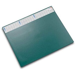 Läufer 44651 Durella DS Schreibtischunterlage mit transparenter Auflage und Kalender, rutschfeste Schreibunterlage, 52 x 65cm, grün Läufer 44651 Durella DS Schreibtischunterlage mit transparenter Auflage und Kalender, rutschfeste Schreibunterlage, 52 x 65cm, grün