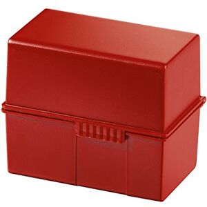 HAN Karteibox DIN A6 quer – innovatives, attraktives Design für 400 Karteikarten mit Stahlscharnier und Schnappverschluss, rot, 976-17, 1 STÜCK HAN Karteibox DIN A6 quer – innovatives, attraktives Design für 400 Karteikarten mit Stahlscharnier und Schnappverschluss, rot, 976-17, 1 STÜCK