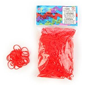 Rainbow Loom Jelly-Bänder, Rot Rainbow Loom Jelly-Bänder, Rot