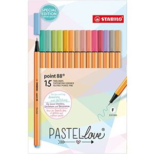 STABILO Fineliner point 88-15er Pack Pastellove STABILO Fineliner point 88-15er Pack Pastellove