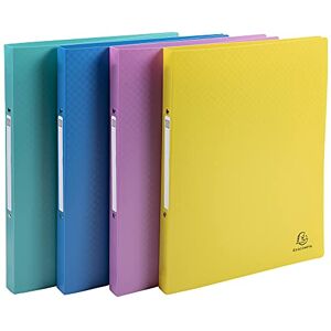 Exacompta 54190E 4er Pack Recycling Kunststoff-Ringbuch Forever Young aus flexiblem blickdichtem Polypropylen 2 Ringe Füllhöhe 15mm DIN A4 ideal für Büro und Schule Blauer Engel farbig sortiert Exacompta 54190E 4er Pack Recycling Kunststoff-Ringbuch Forever Young aus flexiblem blickdichtem Polypropylen 2 Ringe Füllhöhe 15mm DIN A4 ideal für Büro und Schule Blauer Engel farbig sortiert