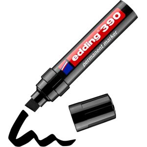 edding 390 Permanentmarker schwarz 1 Stift dicke Keilspitze 4-12 mm wasserfest, schnell-trocknend Multimarker, Universalstift für Karton, Kunststoff, Holz, Metall, Glas, Stein, Leinwand edding 390 Permanentmarker schwarz 1 Stift dicke Keilspitze 4-12 mm wasserfest, schnell-trocknend Multimarker, Universalstift für Karton, Kunststoff, Holz, Metall, Glas, Stein, Leinwand