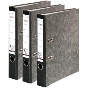 FALKEN 3er Pack Recycling-Ordner Wolkenmarmor, Made in Germany, 5 cm breit DIN A4 schwarzer Rücken, marmorierter Papierbezug außen, Papierbezug innen, mit aufgeklebtem Rückenschild Blauer Engel FALKEN 3er Pack Recycling-Ordner Wolkenmarmor, Made in Germany, 5 cm breit DIN A4 schwarzer Rücken, marmorierter Papierbezug außen, Papierbezug innen, mit aufgeklebtem Rückenschild Blauer Engel