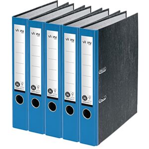 Leitz VON 5er Pack Ordner A4, 100 % Recyclingkarton, 50 mm Rückenbreite, Für 350 Blatt, Marmoriert, Blauer Engel & FSC-zertifiziert, Für Schule, Studium & Haushalt, Blau, 10541035 Leitz VON 5er Pack Ordner A4, 100 % Recyclingkarton, 50 mm Rückenbreite, Für 350 Blatt, Marmoriert, Blauer Engel & FSC-zertifiziert, Für Schule, Studium & Haushalt, Blau, 10541035