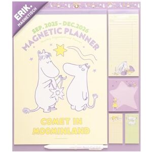 Grupo Erik Kalender 2026 Mumins Familienplaner Magnet Kalender 2026 Wandkalender 2025 2026 Monatsplaner für 16 Monate Offizielles Moomins Lizenzprodukt Grupo Erik Kalender 2026 Mumins Familienplaner Magnet Kalender 2026 Wandkalender 2025 2026 Monatsplaner für 16 Monate Offizielles Moomins Lizenzprodukt