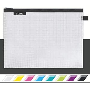 Leitz WOW Reise Zip-Beutel, durchsichtig, Ideal zur Organisation auf Reisen und im Handgepäck, Kosmetiktasche, Groß, 30 x 23 cm, Schwarz, 40260095 Leitz WOW Reise Zip-Beutel, durchsichtig, Ideal zur Organisation auf Reisen und im Handgepäck, Kosmetiktasche, Groß, 30 x 23 cm, Schwarz, 40260095