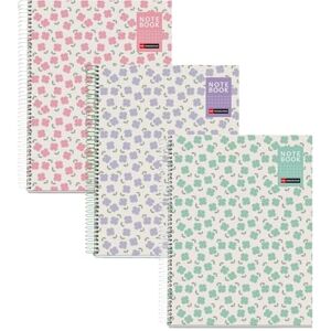 Miquelrius Set aus 3 A4 Notizbüchern kariert 5x5 mm, Hardcover aus laminiertem Karton, je 80 mikroperforierte Blätter, extra opakes Papier 90 g/m², Metallspirale, 4-fach Lochung zum Abheften Miquelrius Set aus 3 A4 Notizbüchern kariert 5x5 mm, Hardcover aus laminiertem Karton, je 80 mikroperforierte Blätter, extra opakes Papier 90 g/m², Metallspirale, 4-fach Lochung zum Abheften