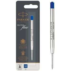 Parker Kugelschreibermine mittlere Schreibspitze blaue QUINKflow Tinte 1 Ersatzmine für Kugelschreiber Parker Kugelschreibermine mittlere Schreibspitze blaue QUINKflow Tinte 1 Ersatzmine für Kugelschreiber