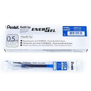 Pentel EnerGel Pure LRN5TL Nachfüllmine für 0.5 mm Gelschreiber, blau (12 Stück) Pentel EnerGel Pure LRN5TL Nachfüllmine für 0.5 mm Gelschreiber, blau (12 Stück)