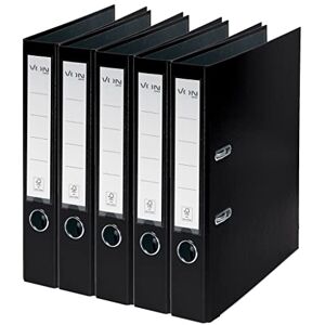Leitz VON 5er Pack Ordner A4, Karton mit Kunststoffeinband, Für 350 Blatt, 50 mm Rückenbreite, FSC-zertifizierter Karton, Aktenordner, Für Schule, Studium & Zuhause, Schwarz, 10561095 Leitz VON 5er Pack Ordner A4, Karton mit Kunststoffeinband, Für 350 Blatt, 50 mm Rückenbreite, FSC-zertifizierter Karton, Aktenordner, Für Schule, Studium & Zuhause, Schwarz, 10561095