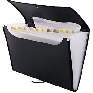 D.RECT 5590 Fächermappe Ordnungsmappe Erweiterbar Tragbar Aktenordner Dokumentenmappen, runder Gummizug mit Verschlussknopf, für Haus, Schule und Arbeitsreise12 Fächer A4 schwarz D.RECT 5590 Fächermappe Ordnungsmappe Erweiterbar Tragbar Aktenordner Dokumentenmappen, runder Gummizug mit Verschlussknopf, für Haus, Schule und Arbeitsreise12 Fächer A4 schwarz