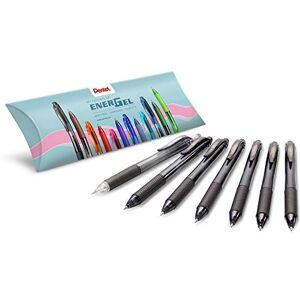 Pentel BL107-AX EnerGel Liquid Gel-Tintenroller + PL105-AX EnerGize X Druckbleistift Set bestehend aus 6 Stück Gel-Roller, schwarz + 1 Druckbleistift 0,5mm/HB Pentel BL107-AX EnerGel Liquid Gel-Tintenroller + PL105-AX EnerGize X Druckbleistift Set bestehend aus 6 Stück Gel-Roller, schwarz + 1 Druckbleistift 0,5mm/HB