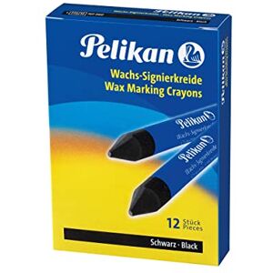 Pelikan 701060 Wachs-Signierkreide für Glatte Untergründe Schachtel mit 12 Stück, schwarz Pelikan 701060 Wachs-Signierkreide für Glatte Untergründe Schachtel mit 12 Stück, schwarz