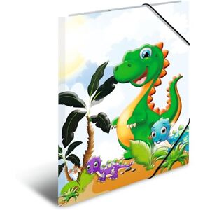 HERMA Sammelmappen A3 Dino Set, 3 Stück, Eckspanner-Mappen aus Pappe mit Kindergarten Dinosaurier Motiv, Gummizug, Innenklappen und Innendruck für Jungen, Mädchen und Kinder HERMA Sammelmappen A3 Dino Set, 3 Stück, Eckspanner-Mappen aus Pappe mit Kindergarten Dinosaurier Motiv, Gummizug, Innenklappen und Innendruck für Jungen, Mädchen und Kinder