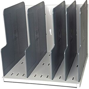 Exacompta 390740D Organizer Modulotop mit 5 Trennwänden aus Kunstsoff für DIN A4 Dokumente lichtgrau. Für Ordner Ringbücher Postmappen und Hefter Sorter Vertikal Exacompta 390740D Organizer Modulotop mit 5 Trennwänden aus Kunstsoff für DIN A4 Dokumente lichtgrau. Für Ordner Ringbücher Postmappen und Hefter Sorter Vertikal