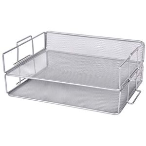 EXERZ Briefablagen 2tlg/ Papiersortierer/Schreibtisch multifunktionaler Organiser/Dateihalter für Büro, Schule, Studie, 2-In-1-Schublade, Raumwunder (Schwarz) EXERZ Briefablagen 2tlg/ Papiersortierer/Schreibtisch multifunktionaler Organiser/Dateihalter für Büro, Schule, Studie, 2-In-1-Schublade, Raumwunder (Schwarz)