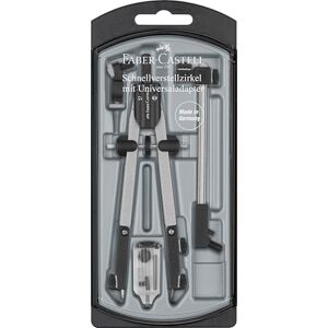 Faber-Castell 174045 Schnellverstellzirkel mit Universaladapter + Verlängerung und Zubehör Faber-Castell 174045 Schnellverstellzirkel mit Universaladapter + Verlängerung und Zubehör
