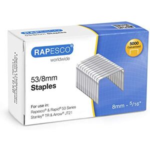 Rapesco 0750 Typ 53/8 mm Verzinkte Heftklammern, 5000 Stück Rapesco 0750 Typ 53/8 mm Verzinkte Heftklammern, 5000 Stück