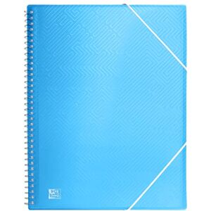 Oxford , Dokumentenmappe aus Kunststoff, A4, 30 transparente Hüllen, Blau Oxford , Dokumentenmappe aus Kunststoff, A4, 30 transparente Hüllen, Blau