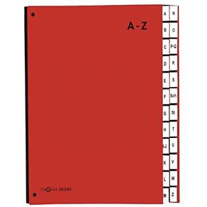 Pagna Pultordner Color (Pultmappe, 24 Fächer, A-Z) rot Pagna Pultordner Color (Pultmappe, 24 Fächer, A-Z) rot