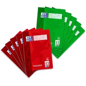Oxford Vokabelheft, A4, Lin. 53 (2 Spalten), 32 Blatt, rot und grün, 10 Stück Oxford Vokabelheft, A4, Lin. 53 (2 Spalten), 32 Blatt, rot und grün, 10 Stück