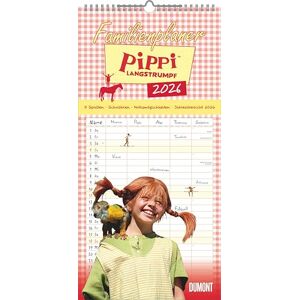 DUMONT Familienplaner Pippi Langstrumpf 2026 – Familienkalender 22x45 cm – Wandplaner mit 5 Spalten & Ferienterminen, fröhliche Motive aus Astrid Lindgrens Klassiker DUMONT Familienplaner Pippi Langstrumpf 2026 – Familienkalender 22x45 cm – Wandplaner mit 5 Spalten & Ferienterminen, fröhliche Motive aus Astrid Lindgrens Klassiker