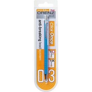Pentel ORENZ PP503 Druckbleistift mit Anti-Minenbruch-Technologie, 0.3 mm, Härtegrad B, hellblau (1 Stück) Pentel ORENZ PP503 Druckbleistift mit Anti-Minenbruch-Technologie, 0.3 mm, Härtegrad B, hellblau (1 Stück)