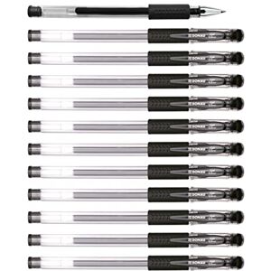 OFFICER PRODUCTS DONAU Gelkugelschreiber Gelstifte Kugelschreiber Gelschreiber/Geltinte Farbe: Schwarz Classic/ 12 Stück (12er Pack)/ Kugeldurchmesser: 0,5 mm/Wasserfeste und Nicht verblassende Tinte/ OFFICER PRODUCTS DONAU Gelkugelschreiber Gelstifte Kugelschreiber Gelschreiber/Geltinte Farbe: Schwarz Classic/ 12 Stück (12er Pack)/ Kugeldurchmesser: 0,5 mm/Wasserfeste und Nicht verblassende Tinte/