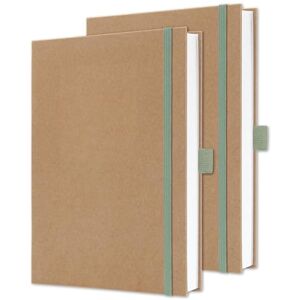 Sigel JN841 Notizbuch A5 blanko, 2 Stück, stärkeres 100 g Papier, Geschenkbuch Jolie, Hardcover aus Kraftpapier, 192 Seiten, Pure Mint, mintgrün, vegan, aus nachhaltigem Papier Sigel JN841 Notizbuch A5 blanko, 2 Stück, stärkeres 100 g Papier, Geschenkbuch Jolie, Hardcover aus Kraftpapier, 192 Seiten, Pure Mint, mintgrün, vegan, aus nachhaltigem Papier