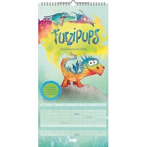 DUMONT Familienplaner Furzipups der Knatterdrache 2026 – 22x45 cm – Wandkalender mit 5 Spalten & lustigen Illustrationen, Familienkalender für Kinder DUMONT Familienplaner Furzipups der Knatterdrache 2026 – 22x45 cm – Wandkalender mit 5 Spalten & lustigen Illustrationen, Familienkalender für Kinder