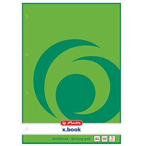 Herlitz Briefblock x.book A4, blanko, 100 Blatt, 5 Stück Herlitz Briefblock x.book A4, blanko, 100 Blatt, 5 Stück