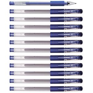 OFFICER PRODUCTS DONAU Gelkugelschreiber Gelstifte Kugelschreiber Gelschreiber/Geltinte Farbe: Blau Classic/ 12 Stück (12er Pack)/ Kugeldurchmesser: 0,5 mm/Wasserfeste und Nicht verblassende Tinte OFFICER PRODUCTS DONAU Gelkugelschreiber Gelstifte Kugelschreiber Gelschreiber/Geltinte Farbe: Blau Classic/ 12 Stück (12er Pack)/ Kugeldurchmesser: 0,5 mm/Wasserfeste und Nicht verblassende Tinte