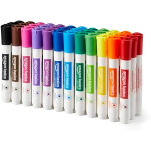 Amazon Basics Low-Odor Dry Erase Whiteboard Markers, Chisel Tip, 12 Assorted Colors, 36 Count Amazon Basics Low-Odor Dry Erase Whiteboard Markers, Chisel Tip, 12 Assorted Colors, 36 Count