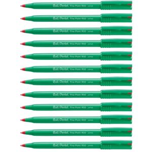 Pentel Tintenroller R50-B Ball 0,4mm, 12 Stück, rot Pentel Tintenroller R50-B Ball 0,4mm, 12 Stück, rot