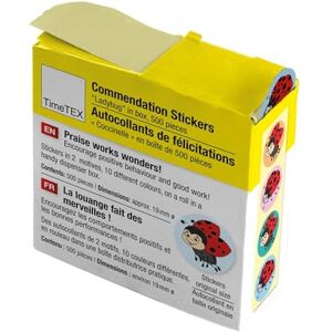 TimeTEX Belobigungs-Aufkleber "Marienkäfer" Lehrersticker für motivierendes Feedback 500 Sticker in praktischer Spender-Box Verschiedene Motive und Hintergründe 19 mm ø TimeTEX Belobigungs-Aufkleber "Marienkäfer" Lehrersticker für motivierendes Feedback 500 Sticker in praktischer Spender-Box Verschiedene Motive und Hintergründe 19 mm ø