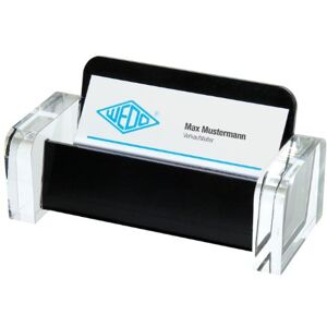 WEDO 0604401 Visitenkartenhalter Acryl glasklar schwarz Exclusiv WEDO 0604401 Visitenkartenhalter Acryl glasklar schwarz Exclusiv