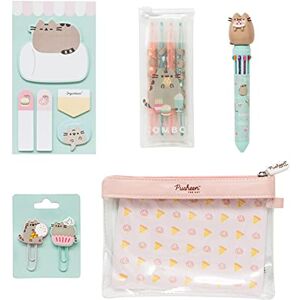 Grupo Erik Schreibwaren Set Pusheen Foodie Kugelschreiber 10 farben Federmäppchen Groß Büroklammern 4 Textmarker Pastell Notizzettel Klebend KPGE001 Grupo Erik Schreibwaren Set Pusheen Foodie Kugelschreiber 10 farben Federmäppchen Groß Büroklammern 4 Textmarker Pastell Notizzettel Klebend KPGE001