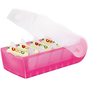 HAN Lernkarteibox CROCO, einfach Vokabeln lernen mit 5-Fächer-Lernsystem, DIN A8 Karteikasten für 500 Karten, inkl. 5 Stützplatten + 100 Lernkarten, Karteibox, Lernbox, 998-663, transluzent/pink HAN Lernkarteibox CROCO, einfach Vokabeln lernen mit 5-Fächer-Lernsystem, DIN A8 Karteikasten für 500 Karten, inkl. 5 Stützplatten + 100 Lernkarten, Karteibox, Lernbox, 998-663, transluzent/pink