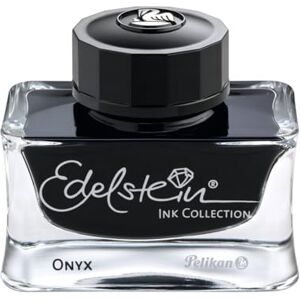 Pelikan FWI Fine-Writing 339408 Edelstein Ink Coll.onyx (schwarz) 50ml 7,40 × 8,40 × 5,00 cm Pelikan FWI Fine-Writing 339408 Edelstein Ink Coll.onyx (schwarz) 50ml 7,40 × 8,40 × 5,00 cm