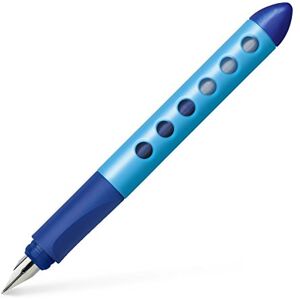 Faber-Castell 149849 Schulfüller Scribolino, für Linkshänder, Feder L, blau, 1 Stück Faber-Castell 149849 Schulfüller Scribolino, für Linkshänder, Feder L, blau, 1 Stück