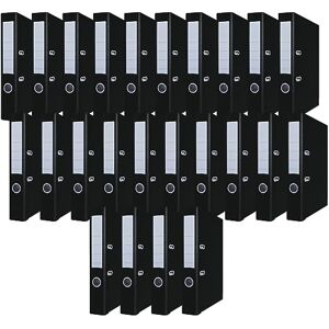 OFFICER PRODUCTS PRODUCTS 24er Pack Ordner Schwarz DIN A4/50 mm/Papier Pappe/Kunststoffbezug PP Schlitzordner Büroordner Pappordner Aktenordner Metall Kantenschutz OFFICER PRODUCTS PRODUCTS 24er Pack Ordner Schwarz DIN A4/50 mm/Papier Pappe/Kunststoffbezug PP Schlitzordner Büroordner Pappordner Aktenordner Metall Kantenschutz