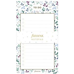 Filofax Garden Personal Notepad To Do, 132840 Filofax Garden Personal Notepad To Do, 132840