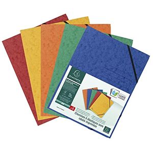 Exacompta 555410E 5er Pack Premium Eckspanner-Mappe. Made in Germany. Aus extra starkem Colorspan-Karton DIN A4 mit 2 Gummizügen farbig sortiert Sammelmappe ideal für Büro und Schule Exacompta 555410E 5er Pack Premium Eckspanner-Mappe. Made in Germany. Aus extra starkem Colorspan-Karton DIN A4 mit 2 Gummizügen farbig sortiert Sammelmappe ideal für Büro und Schule
