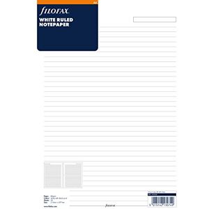 Filofax 293008 Notizpapier A4, liniert, weiß Filofax 293008 Notizpapier A4, liniert, weiß