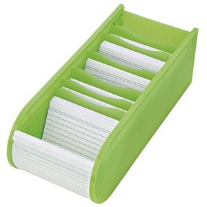 WEDO Flash Card Box A8 – Karteikasten für 500 Karten mit 6 verstellbaren Trennplatten & Roll-Schieber, kompakt (21,7 × 9,2 × 7,3 cm), ideal für Schule, Büro & Studien WEDO Flash Card Box A8 – Karteikasten für 500 Karten mit 6 verstellbaren Trennplatten & Roll-Schieber, kompakt (21,7 × 9,2 × 7,3 cm), ideal für Schule, Büro & Studien